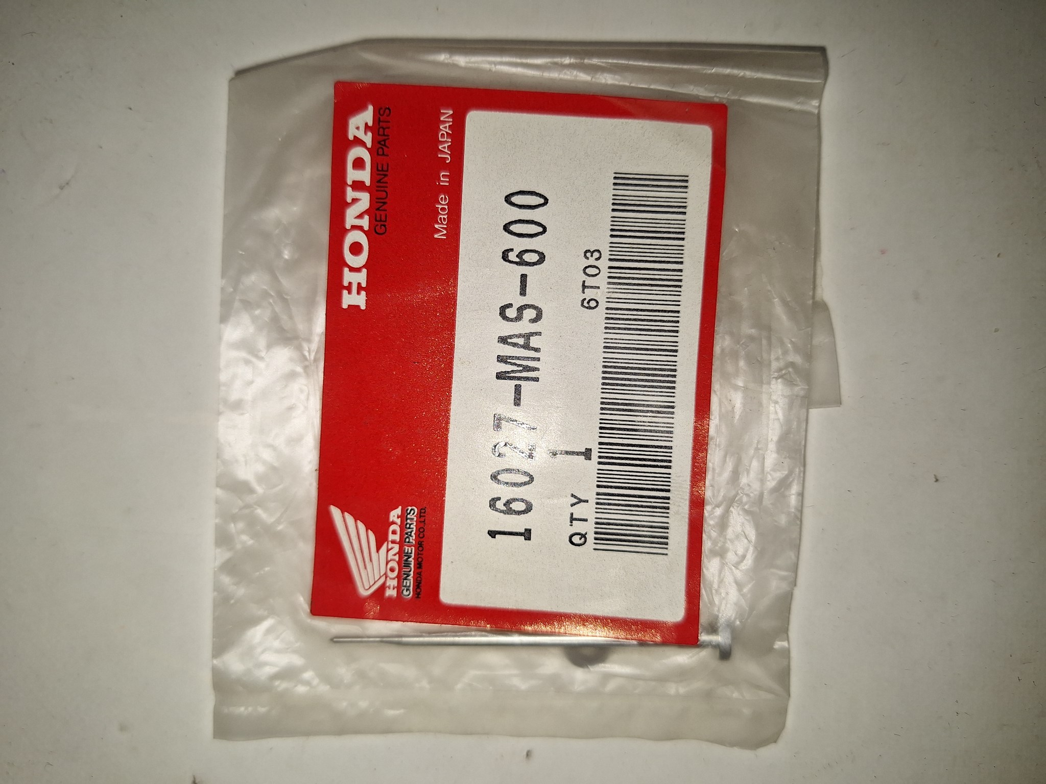 Bild von NEEDLE SET,JET  16027-MAS-600